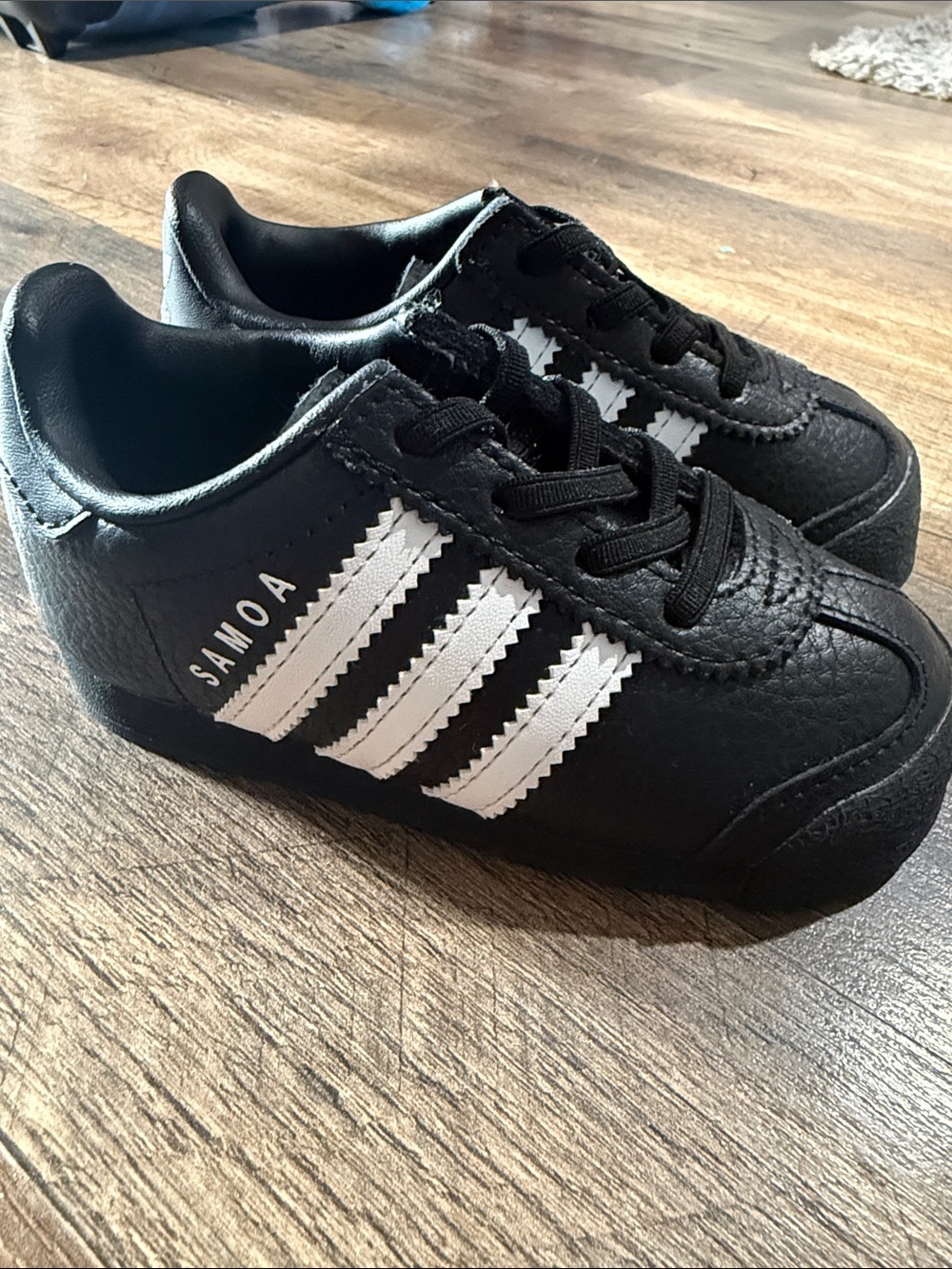 Baby Adidas Samoa Black Size 6